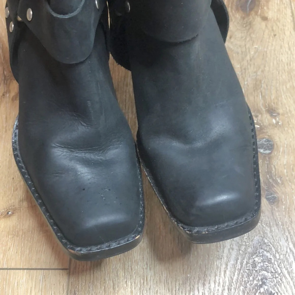 Michael Michael Kors Black Square Toe Boots Size 5 - Picture 7 of 9